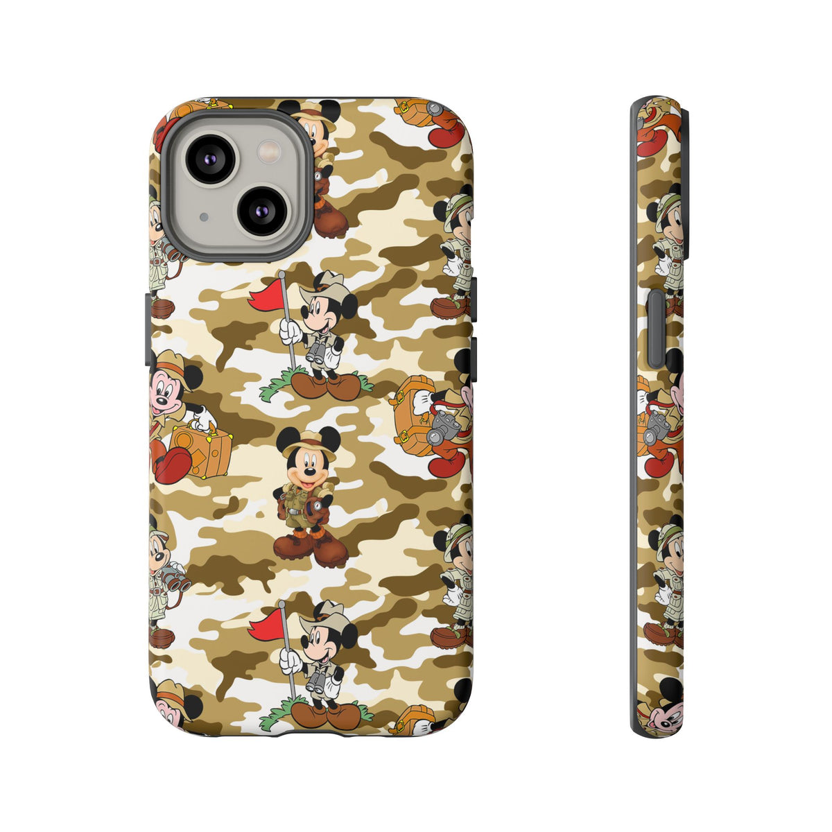 Jungle Camo Mickey Resort Ready Cell Phone Tech Case