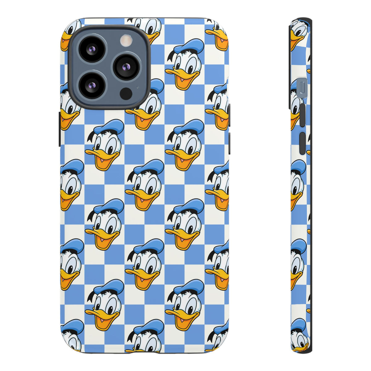 Blue Checkerboard Donald Resort Ready Cell Phone Tech Case