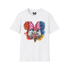 Sensational Six - Minnie's Pink Polka Dot Castle Vignette Unisex Graphic Tee