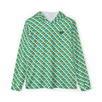Teal Checkerboard Pluto Hooded Sun Shirt