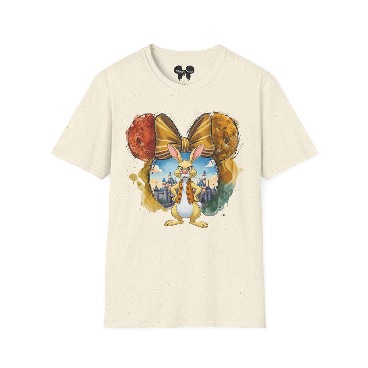 Winnie the Pooh - Rabbit's Gold Bow Vignette Unisex Graphic Tee