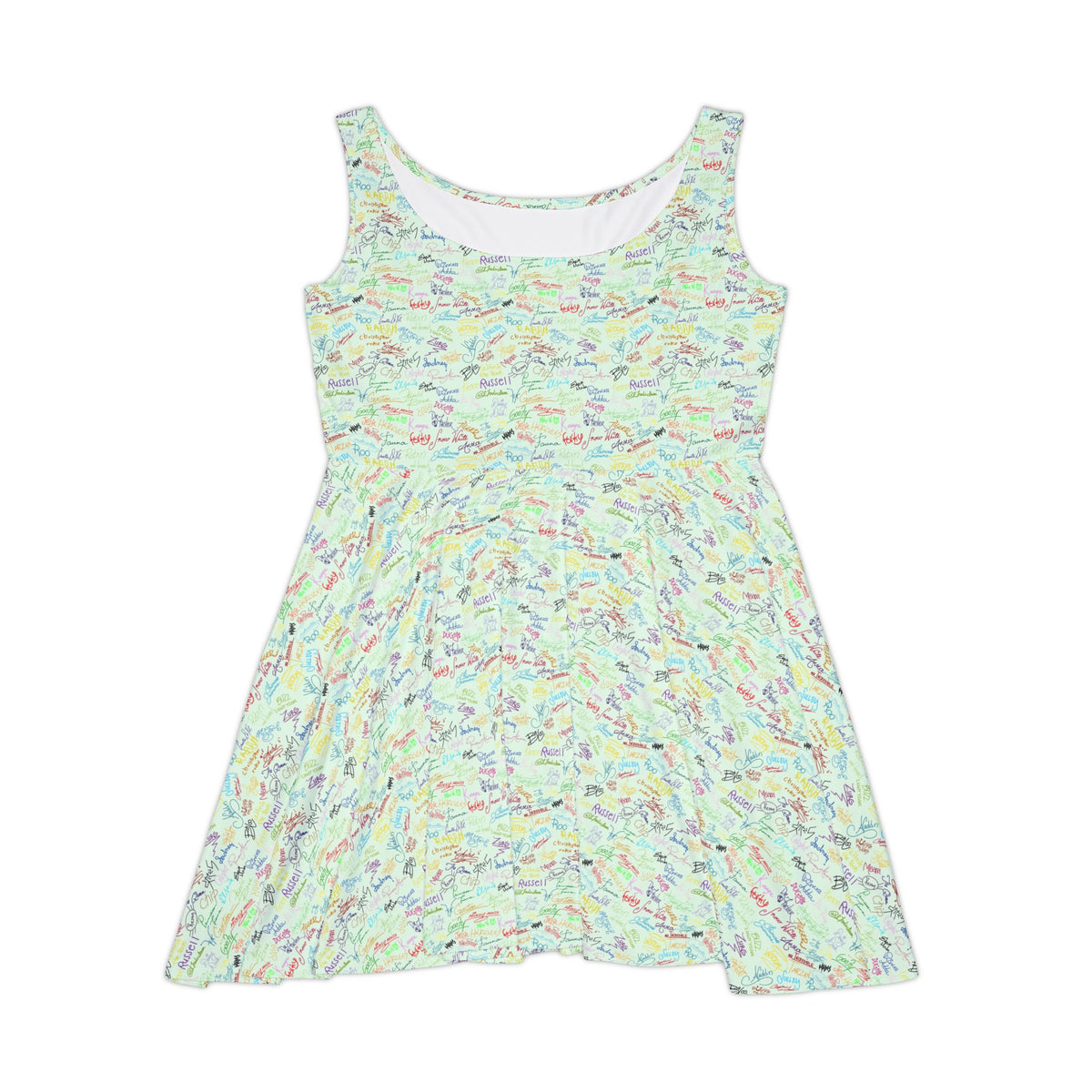 Character Autographs on Green Sundress