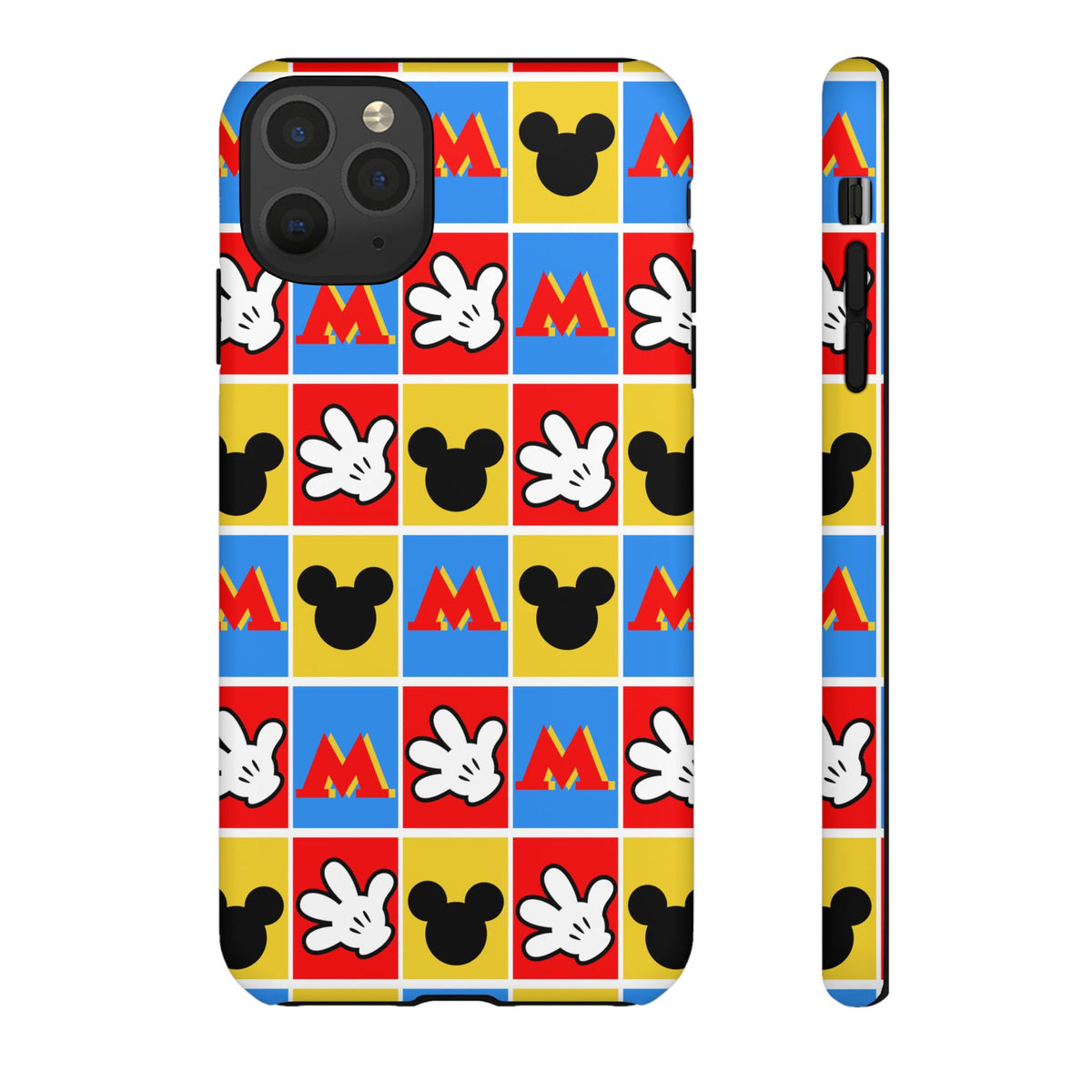 Checkerboard Mickey Hands Resort Ready Cell Phone Tech Case