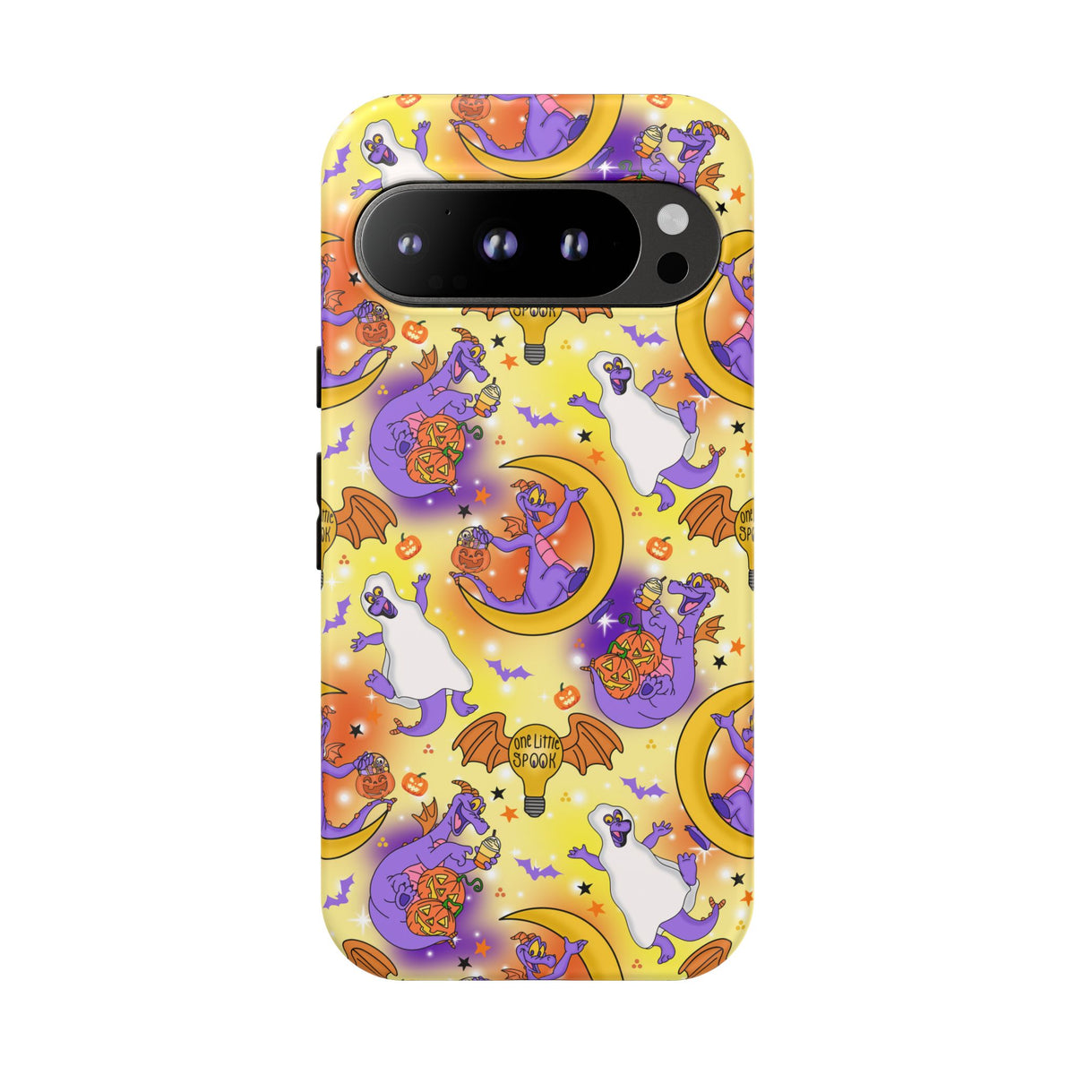 Figment on the Moon Yellow Resort Ready Cell Phone Tech Case