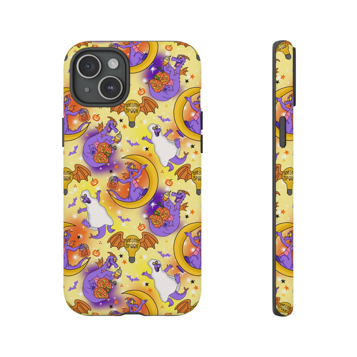 Figment on the Moon Yellow Resort Ready Cell Phone Tech Case