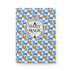 Blue Checkerboard Donald Daily Magic Matte Hardcover Journal