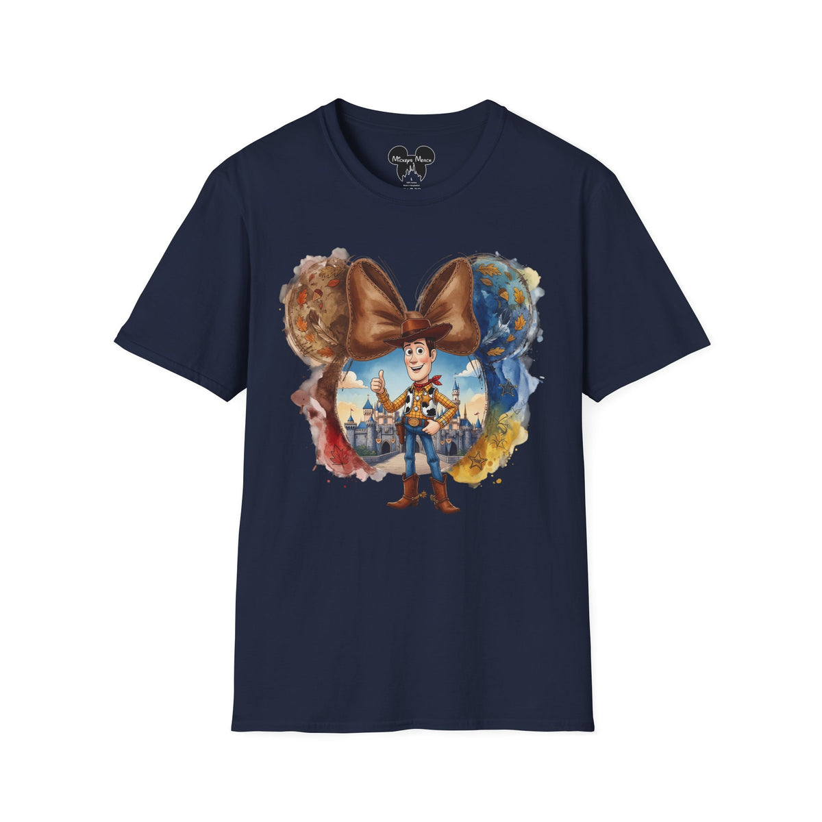 Toy Story - Woody's Cowboy Kingdom Vignette Unisex Graphic Tee