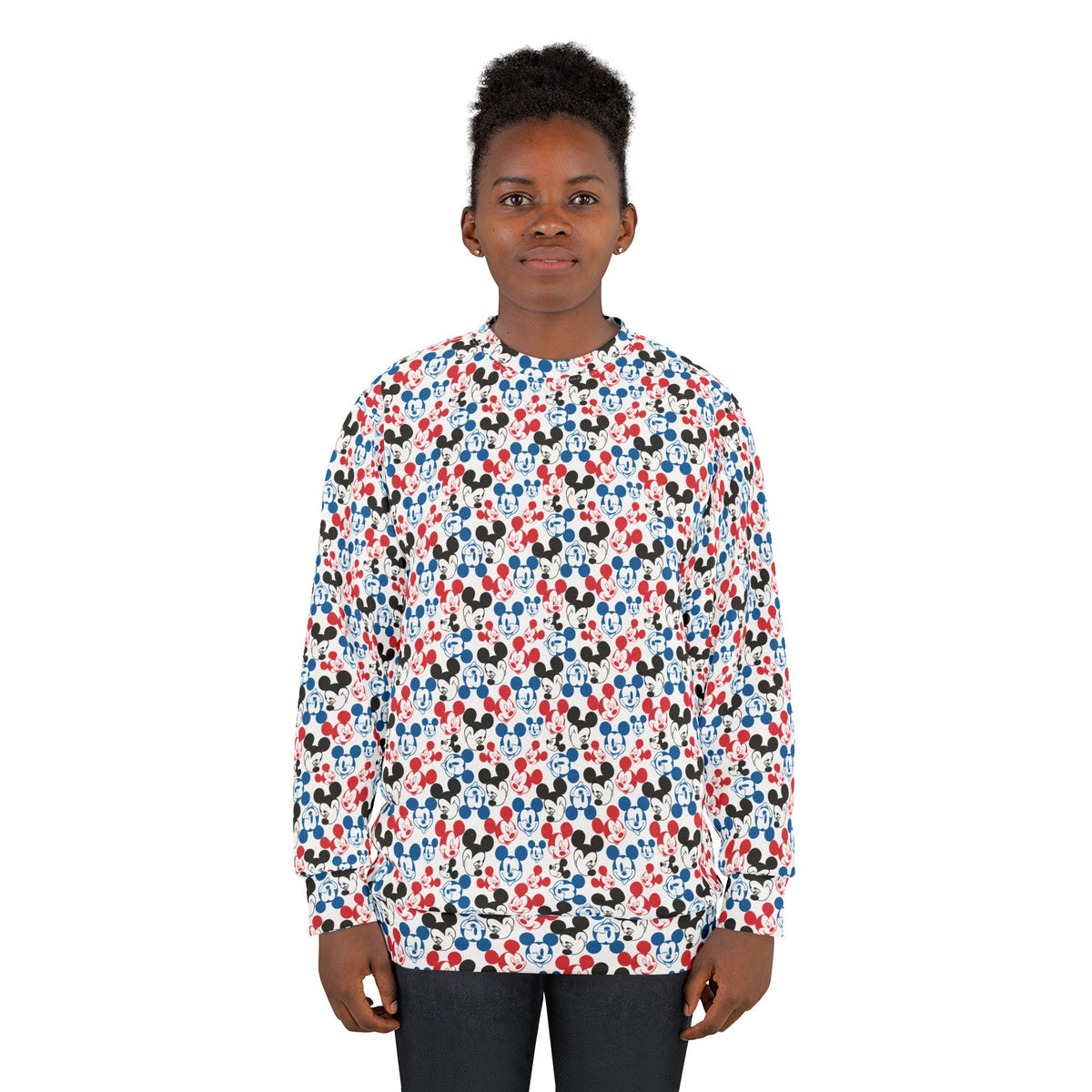 Emoji Mickey Unisex Crewneck Sweatshirt