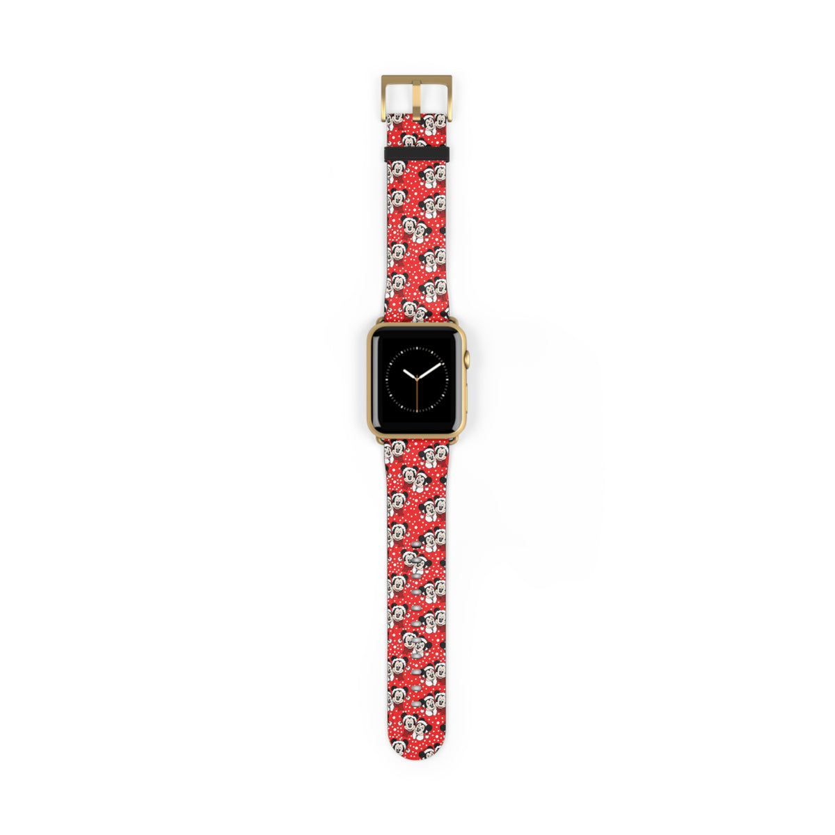 Christmas Holiday Snuggles Whimsical Watch Band - Apple