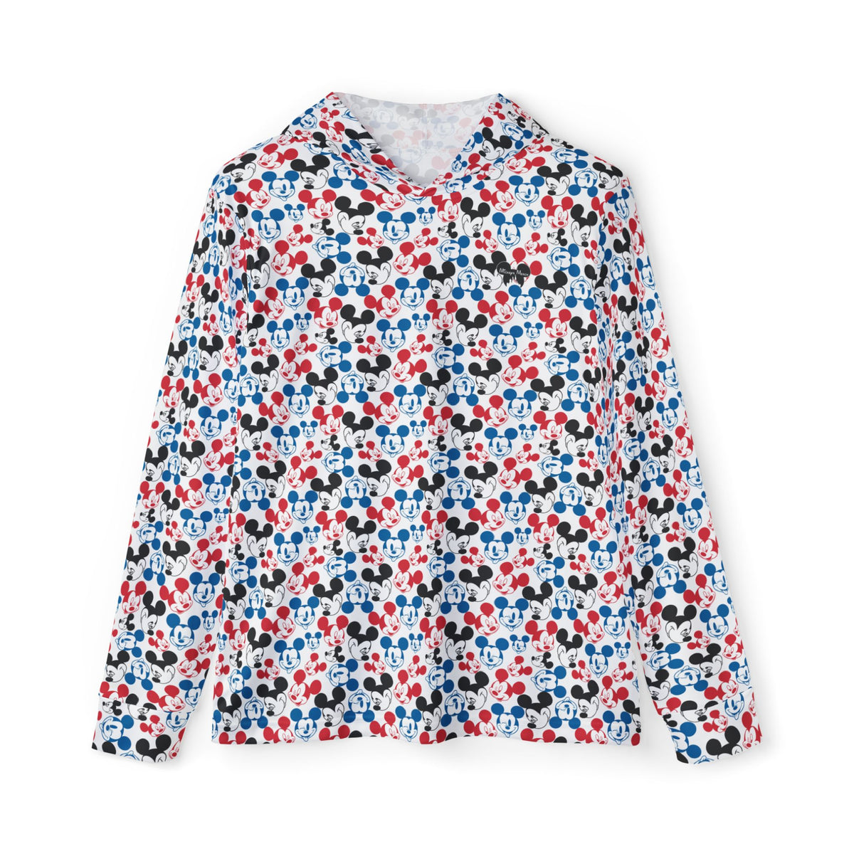 Emoji Mickey Hooded Sun Shirt