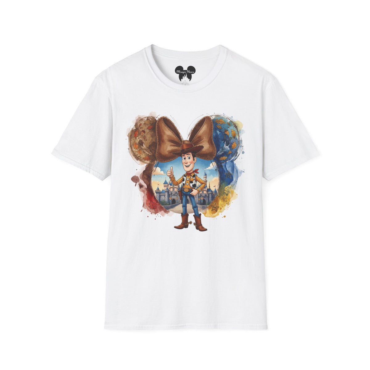 Toy Story - Woody's Cowboy Kingdom Vignette Unisex Graphic Tee