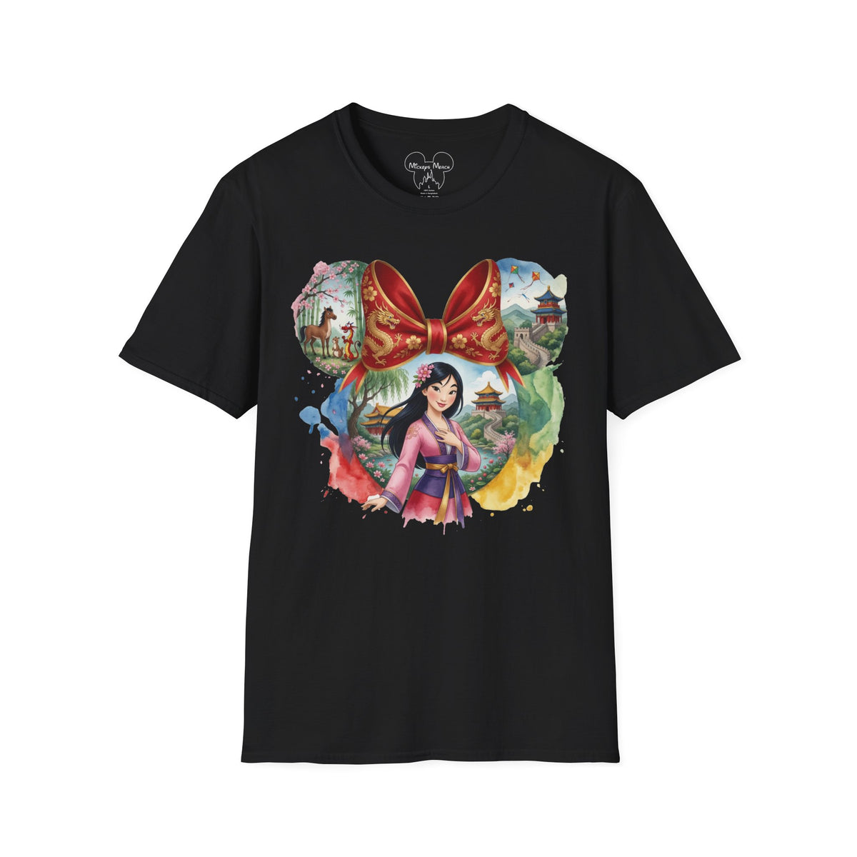 Disney Princess - Mulan's Imperial Blossom Vignette Unisex Graphic Tee