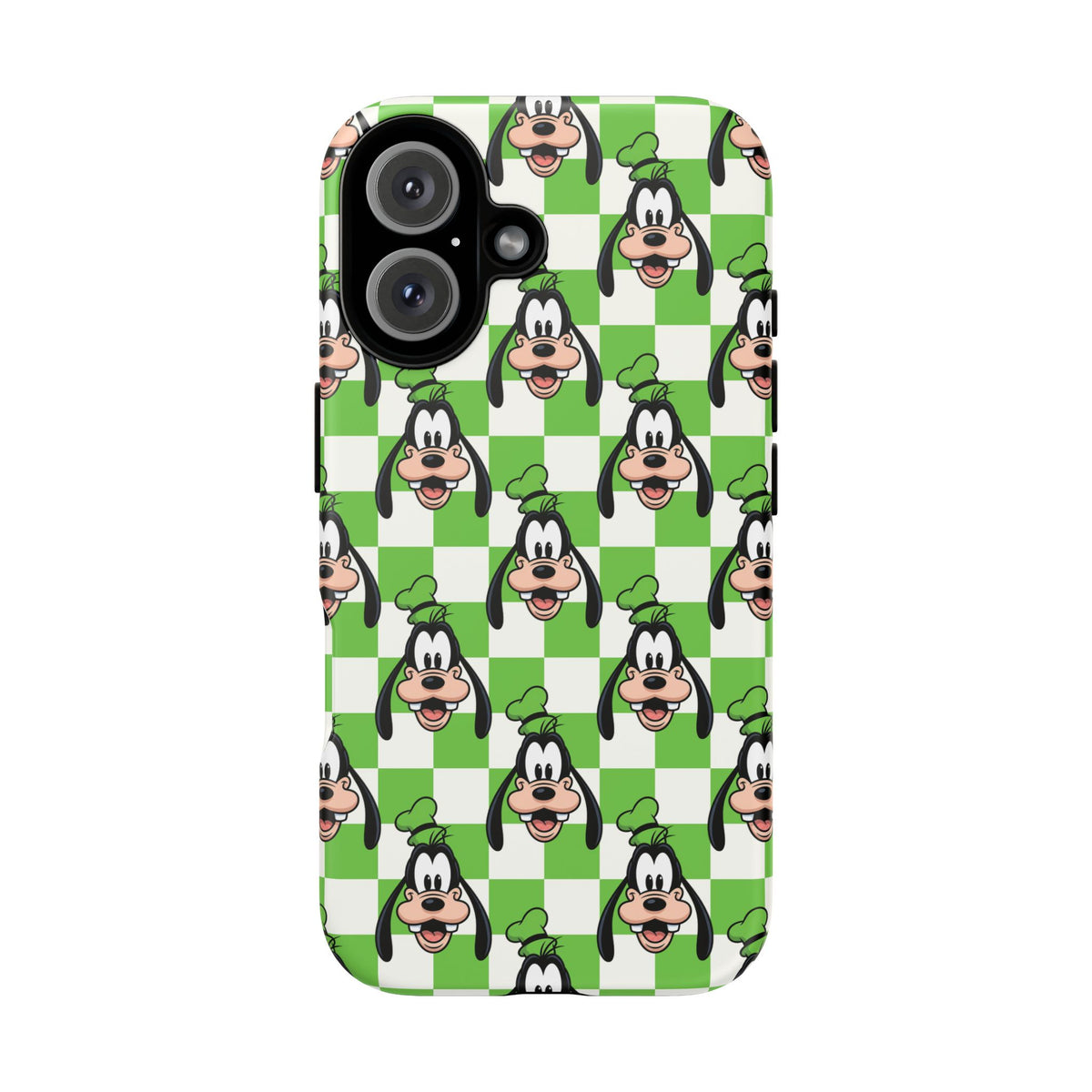 Green Checkerboard Goofy Resort Ready Cell Phone Tech Case