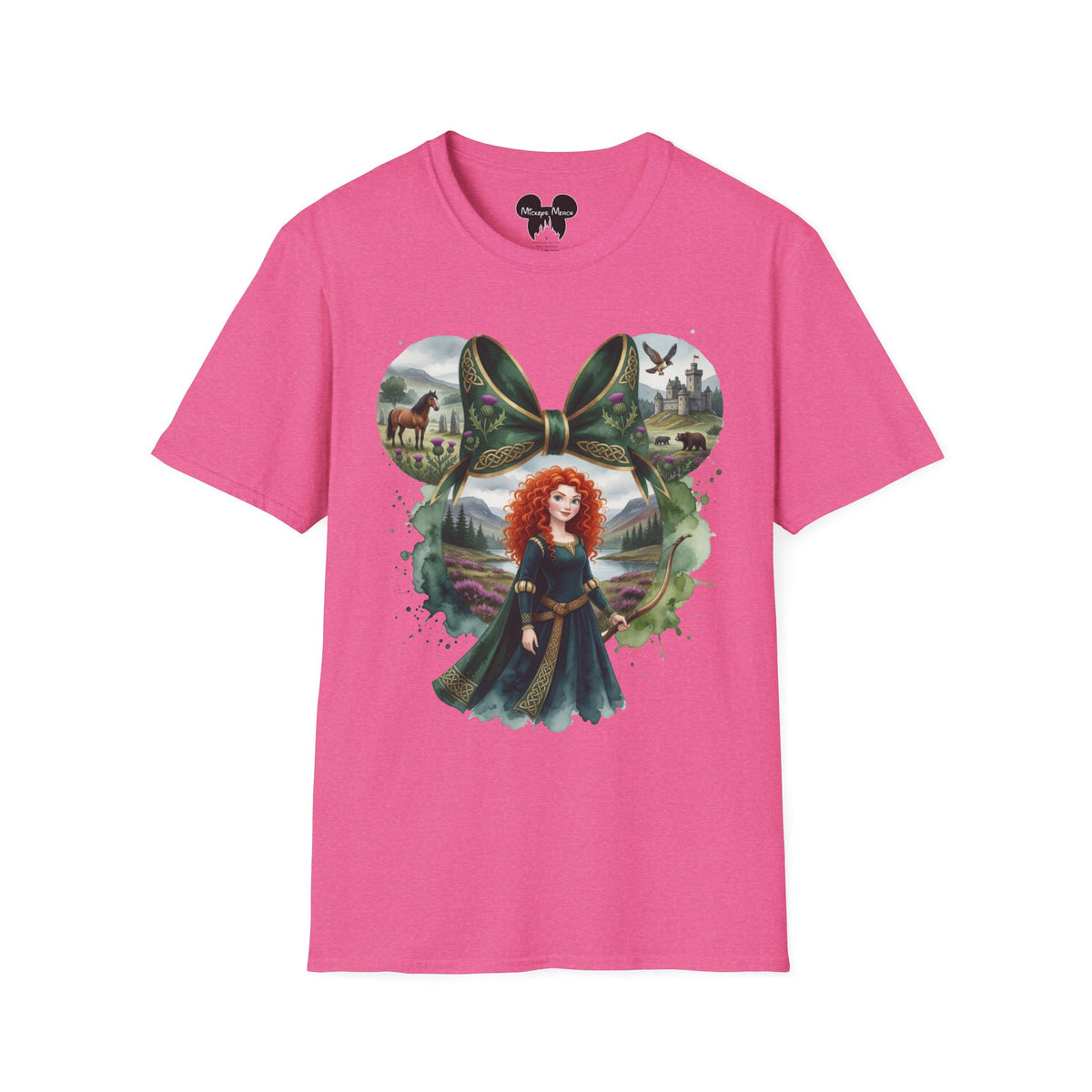 Disney Princess - Merida's Celtic Archer Vignette Unisex Graphic Tee