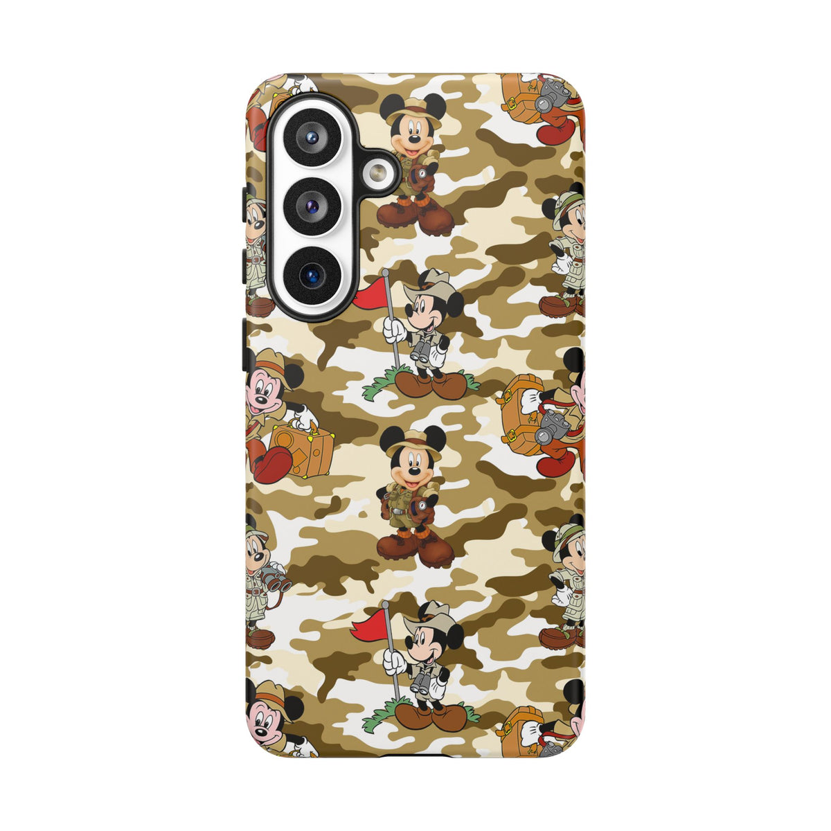 Jungle Camo Mickey Resort Ready Cell Phone Tech Case