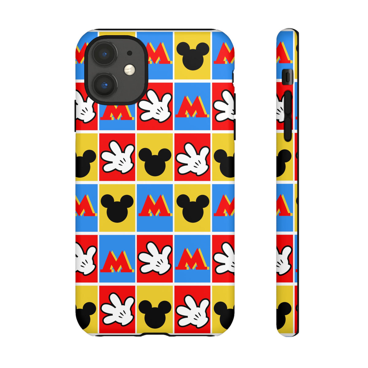 Checkerboard Mickey Hands Resort Ready Cell Phone Tech Case