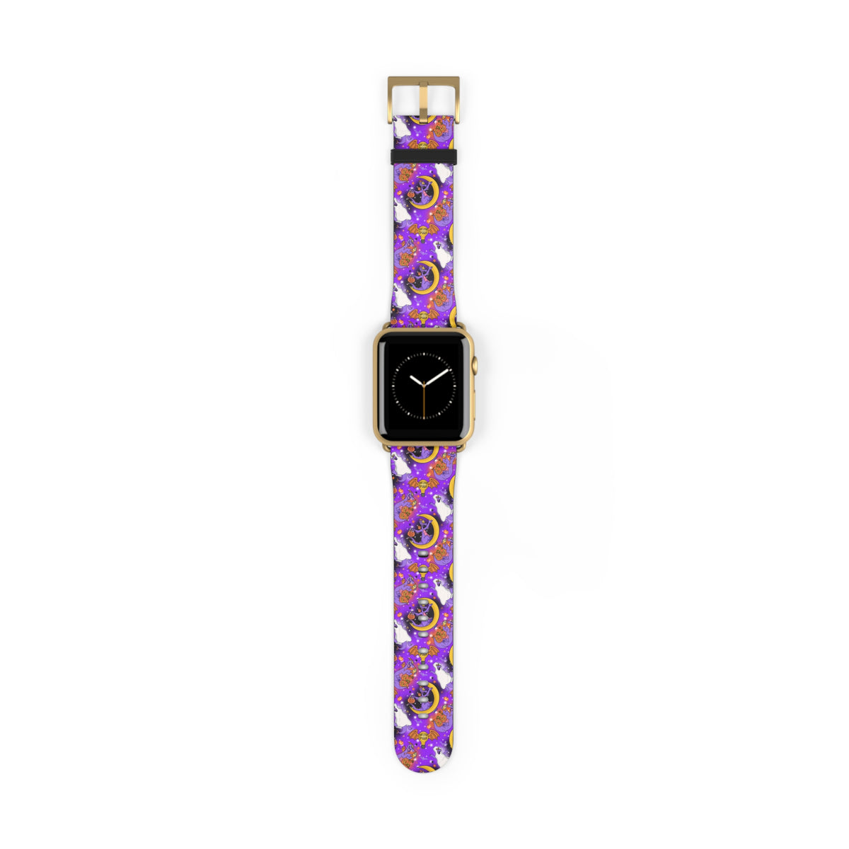 Figment on the Moon Purple Whimsical Watch Band - Apple