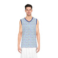 Character Autographs on Blue Park Performance Tank Top