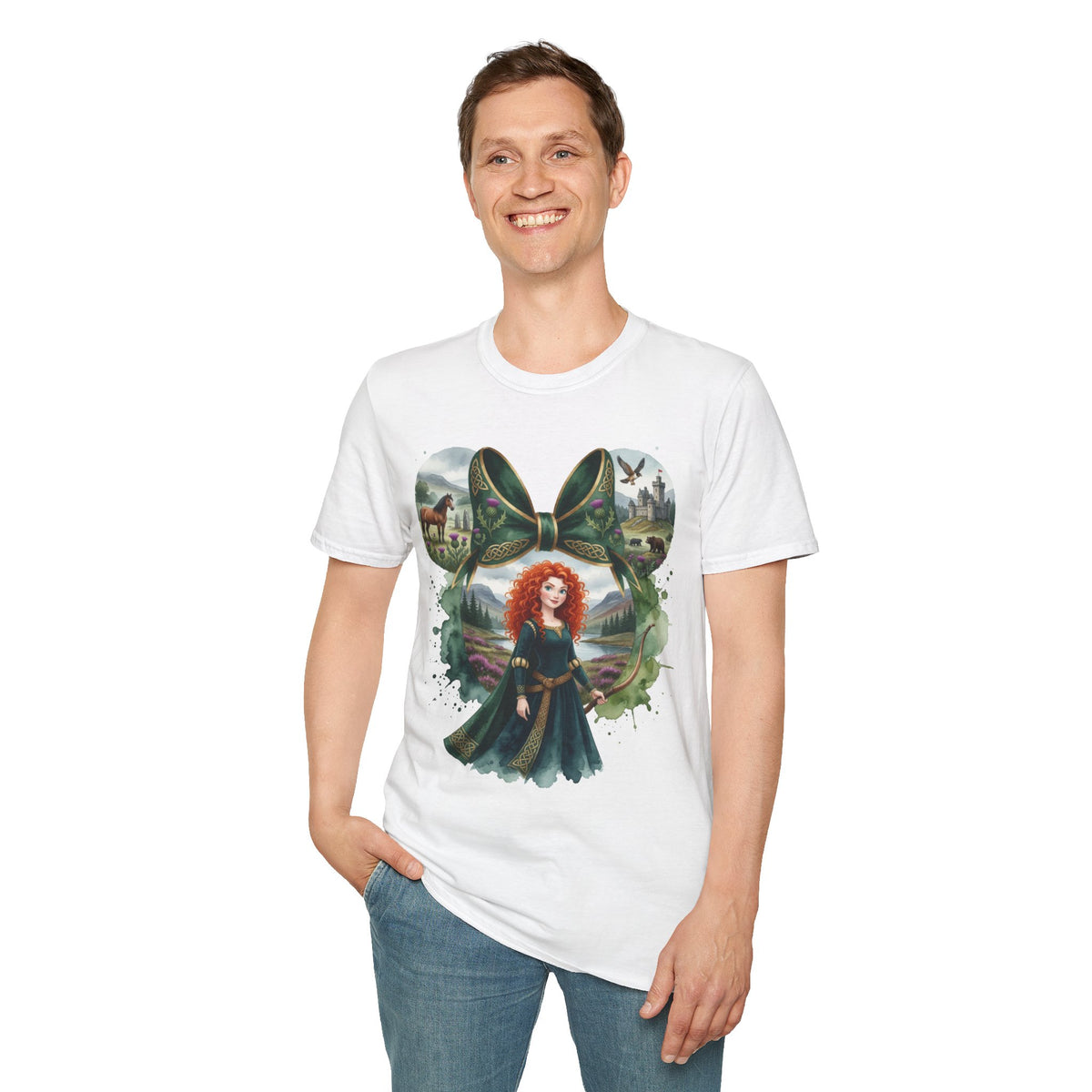 Disney Princess - Merida's Celtic Archer Vignette Unisex Graphic Tee