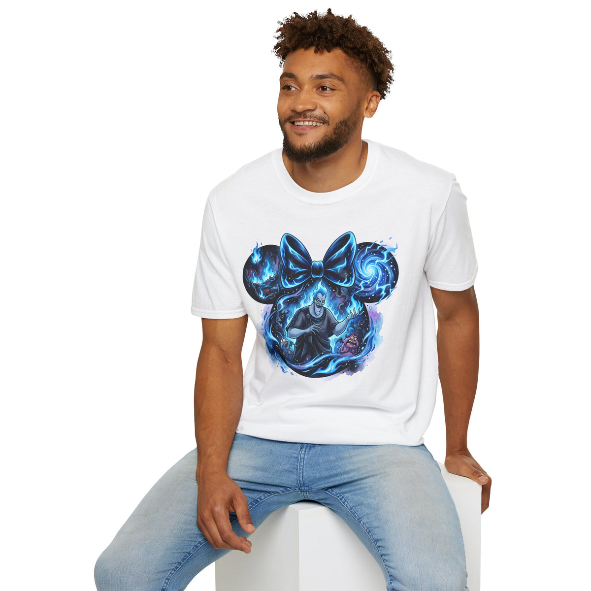 Disney Villains - Neon Hades Vignette Unisex Graphic Tee