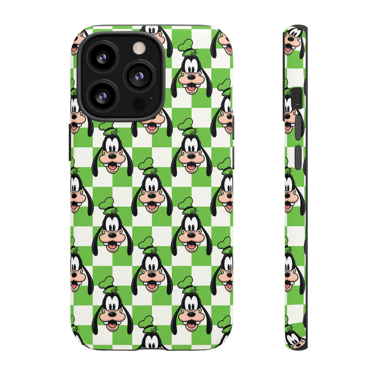 Green Checkerboard Goofy Resort Ready Cell Phone Tech Case