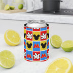 Checkerboard Mickey Hands Can Cooler Drink Koozie