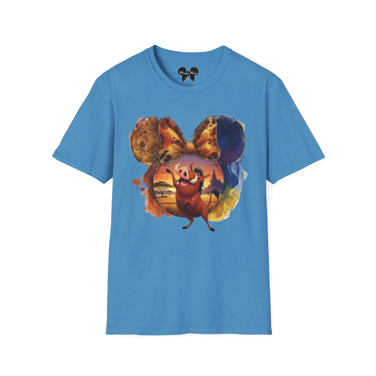 Lion King - Pumbaa's Savannah Spotted Vignette Unisex Graphic Tee