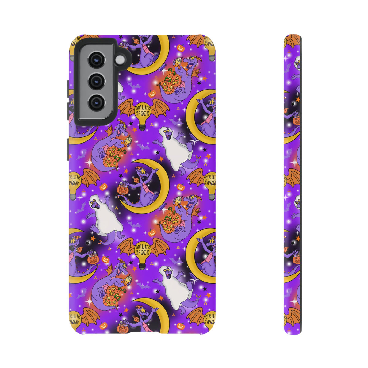 Figment on the Moon Purple Resort Ready Cell Phone Tech Case