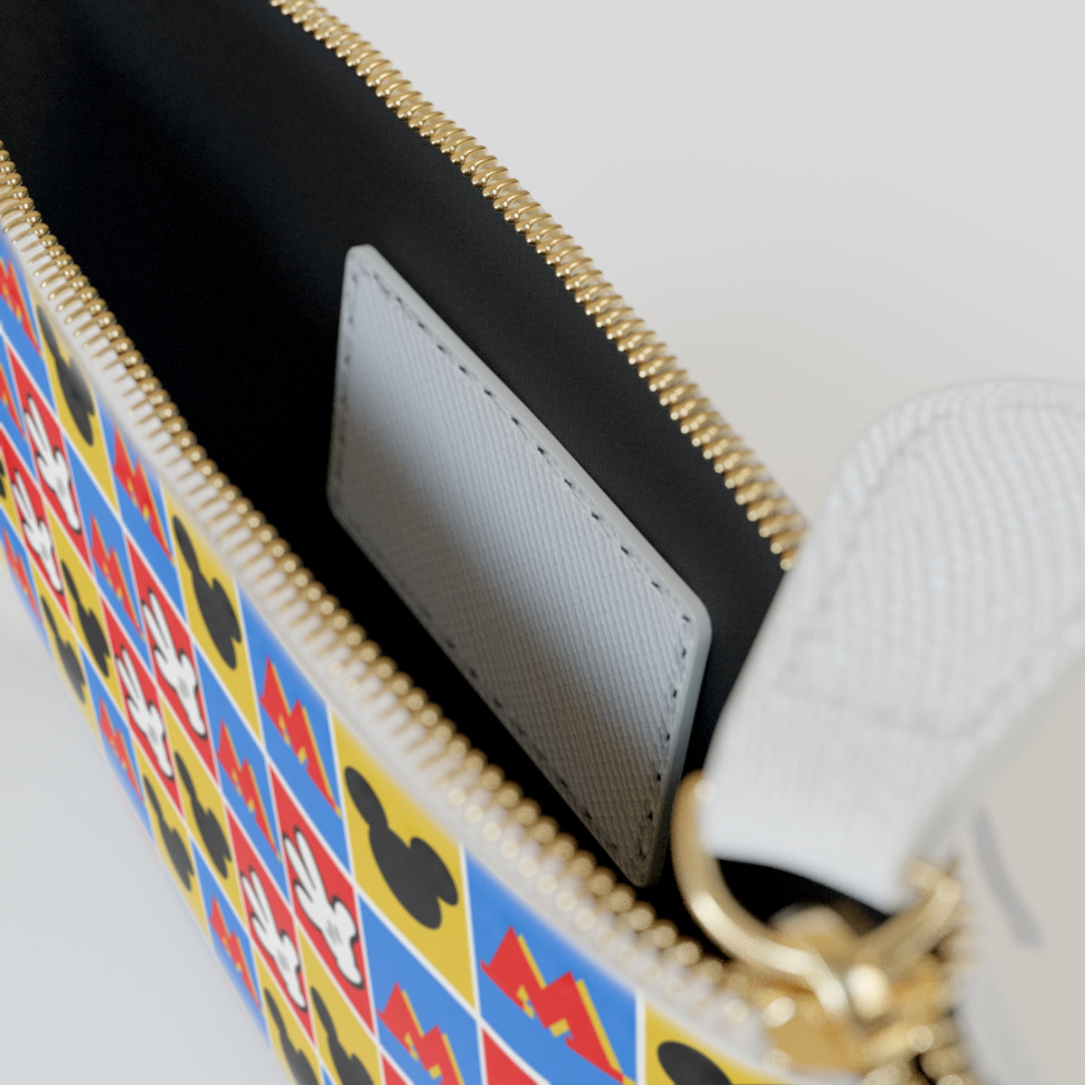 Checkerboard Mickey Hands Mini Clutch