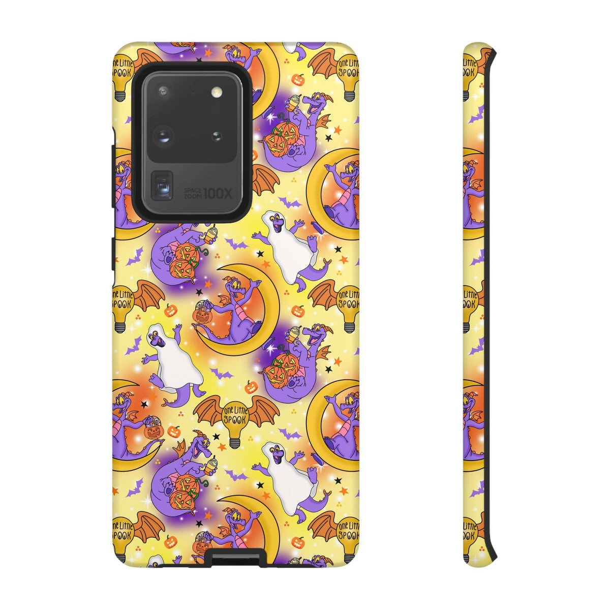 Figment on the Moon Yellow Resort Ready Cell Phone Tech Case