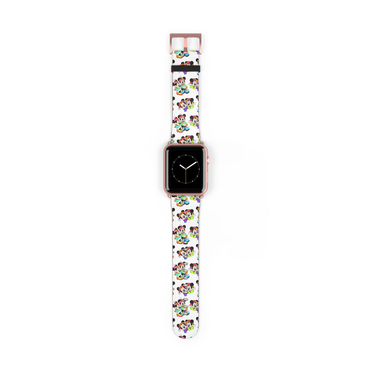 Rainbow Christmas Whimsical Watch Band - Apple