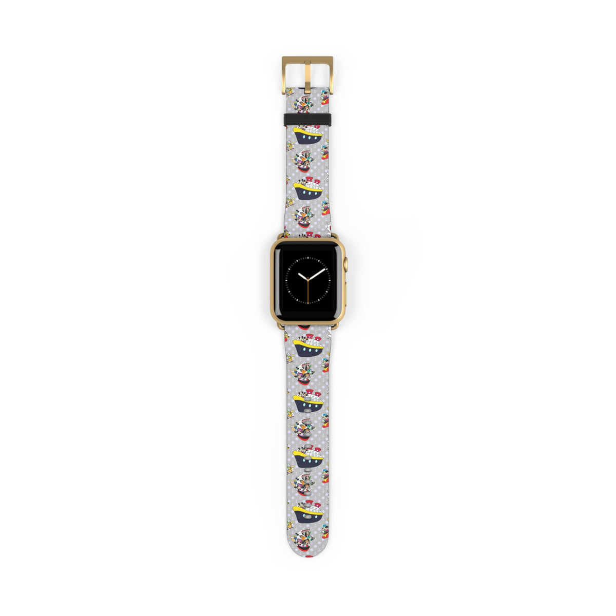 Christmas Cruise with Mickey Whimsical Watch Band - Apple