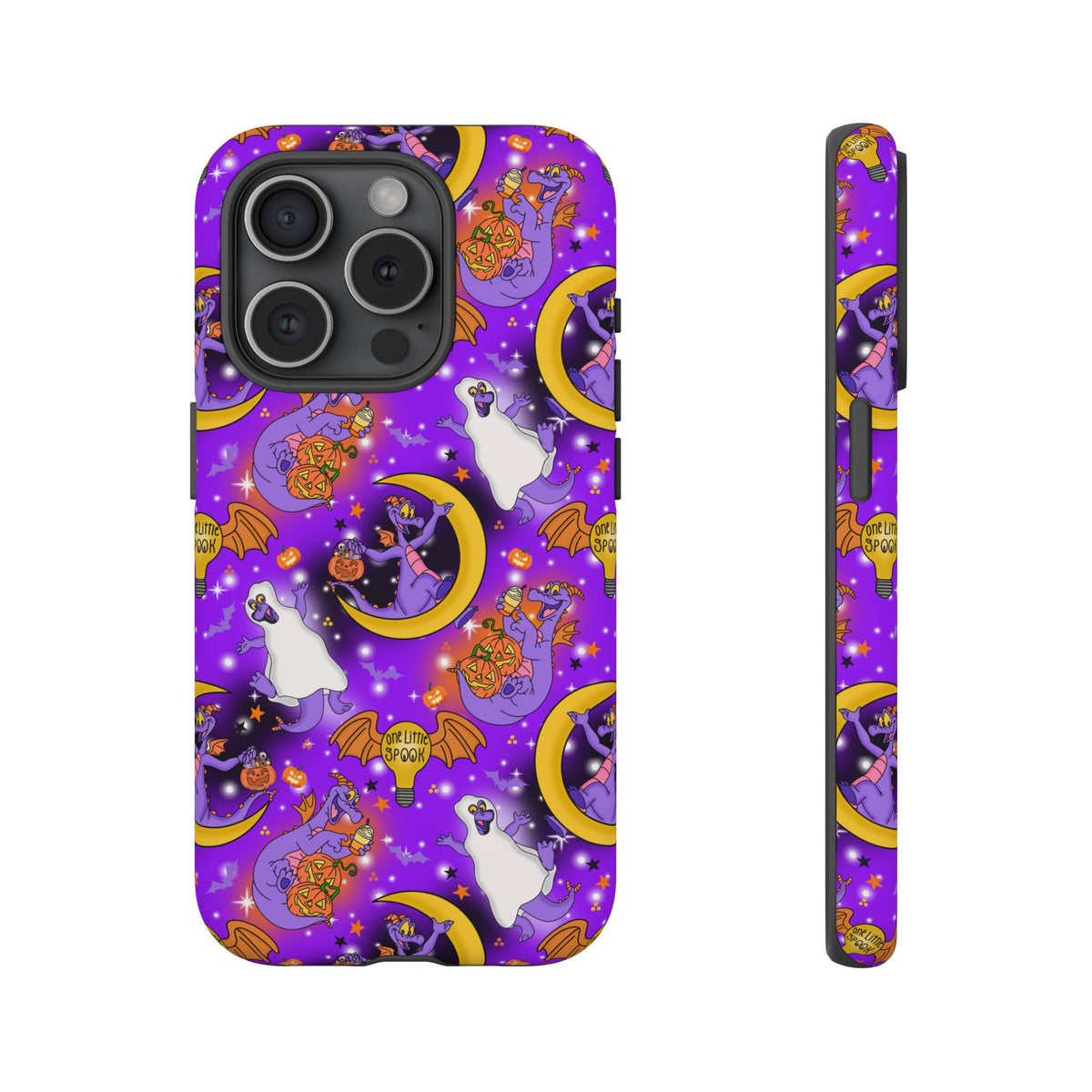 Figment on the Moon Purple Resort Ready Cell Phone Tech Case