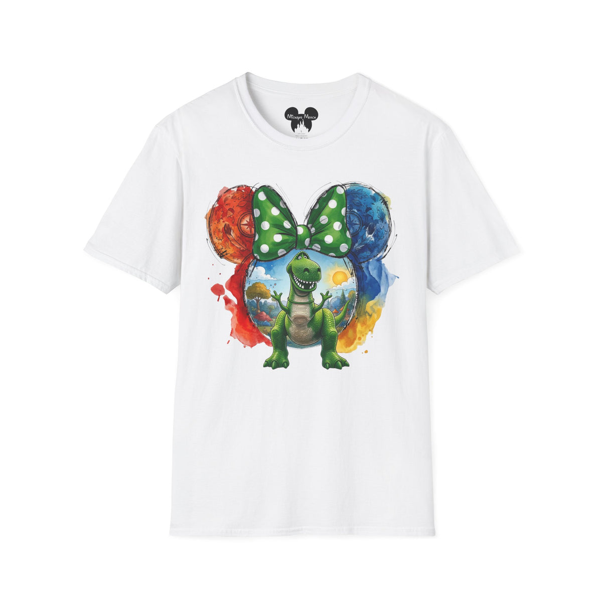 Toy Story - Rex's Prehistoric Polka Vignette Unisex Graphic Tee