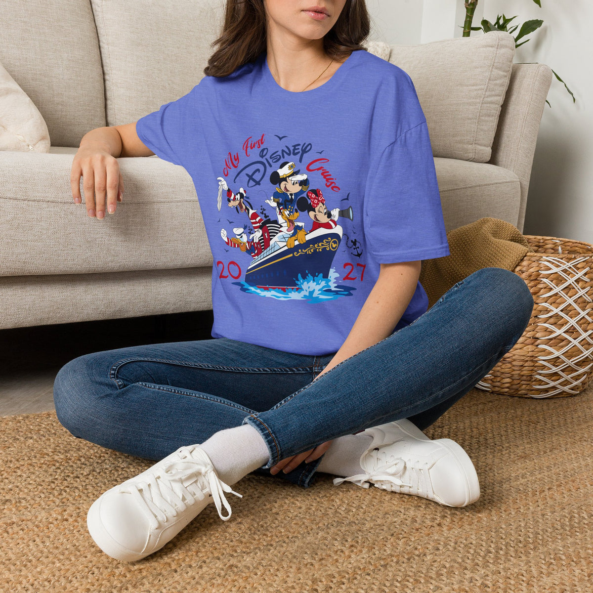 Disney 2027 My First Disney Cruise Unisex Graphic Tee Shirt