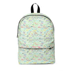 Character Autographs on Green Park Hopper Backpack