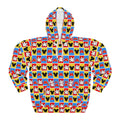 Checkerboard Mickey Hands Hooded Sweatshirt