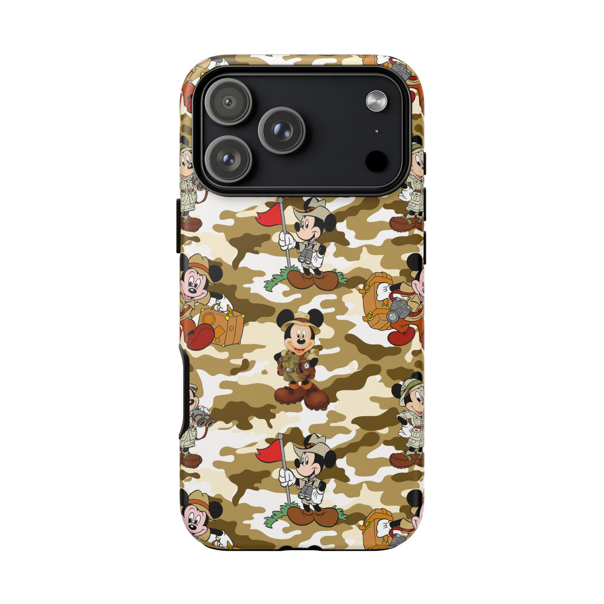 Jungle Camo Mickey Resort Ready Cell Phone Tech Case