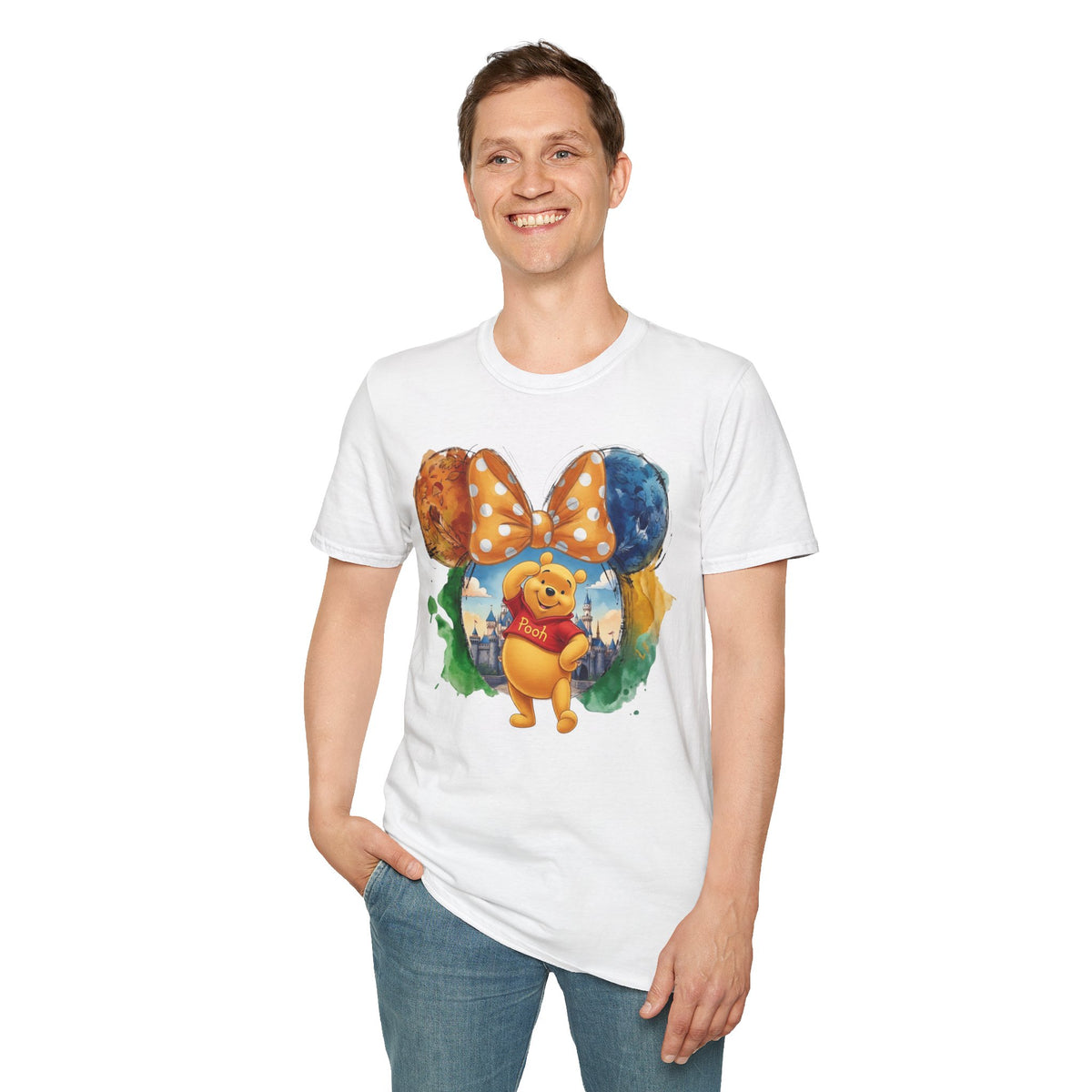 Winnie the Pooh - Winnie's Honey Castle Vignette Unisex Graphic Tee