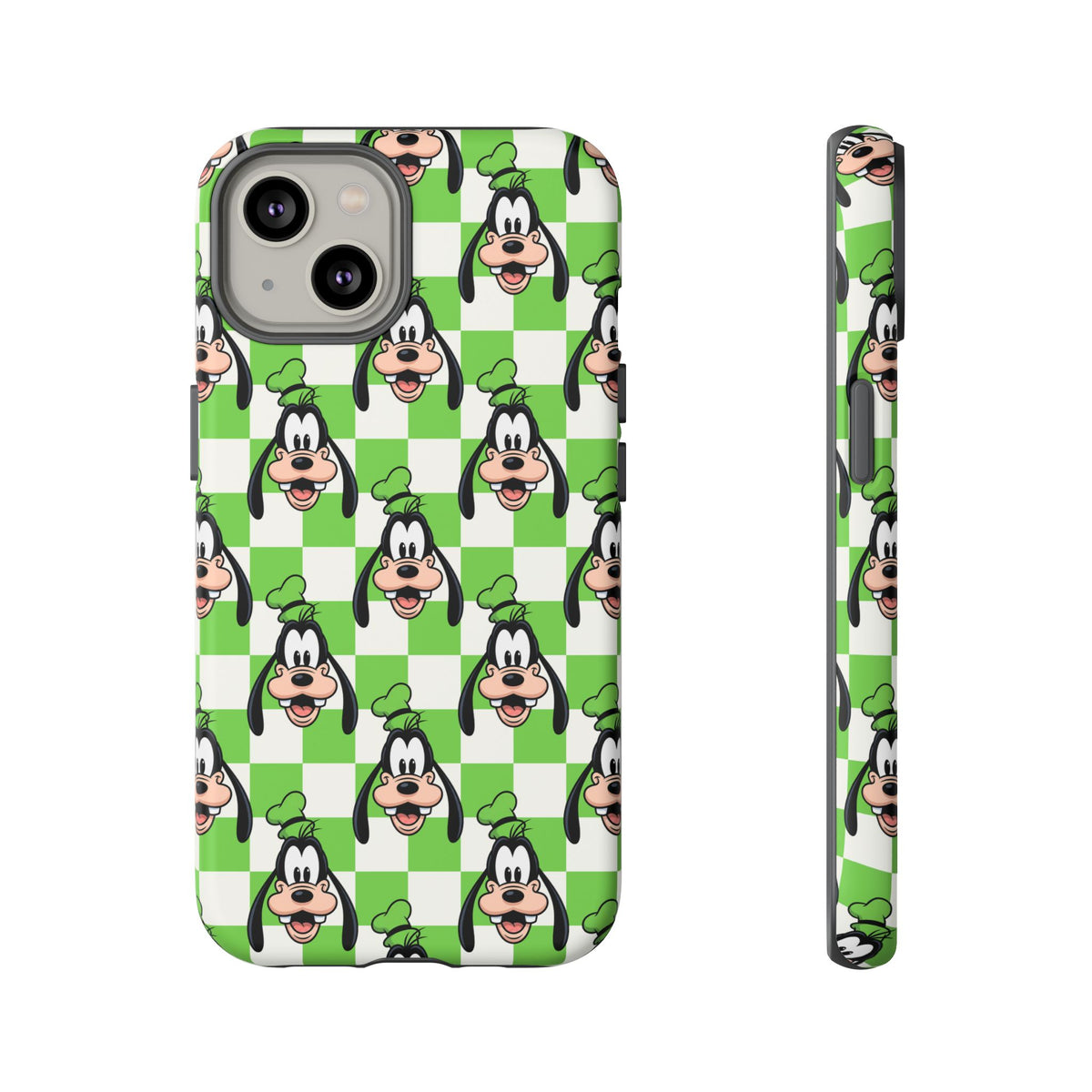 Green Checkerboard Goofy Resort Ready Cell Phone Tech Case