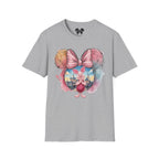 Winnie the Pooh - Piglet's Pink Striped Vignette Unisex Graphic Tee