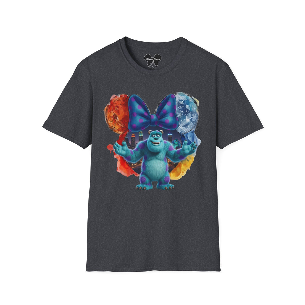 Monsters Inc - Sulley's Monstropolis Vignette Unisex Graphic Tee