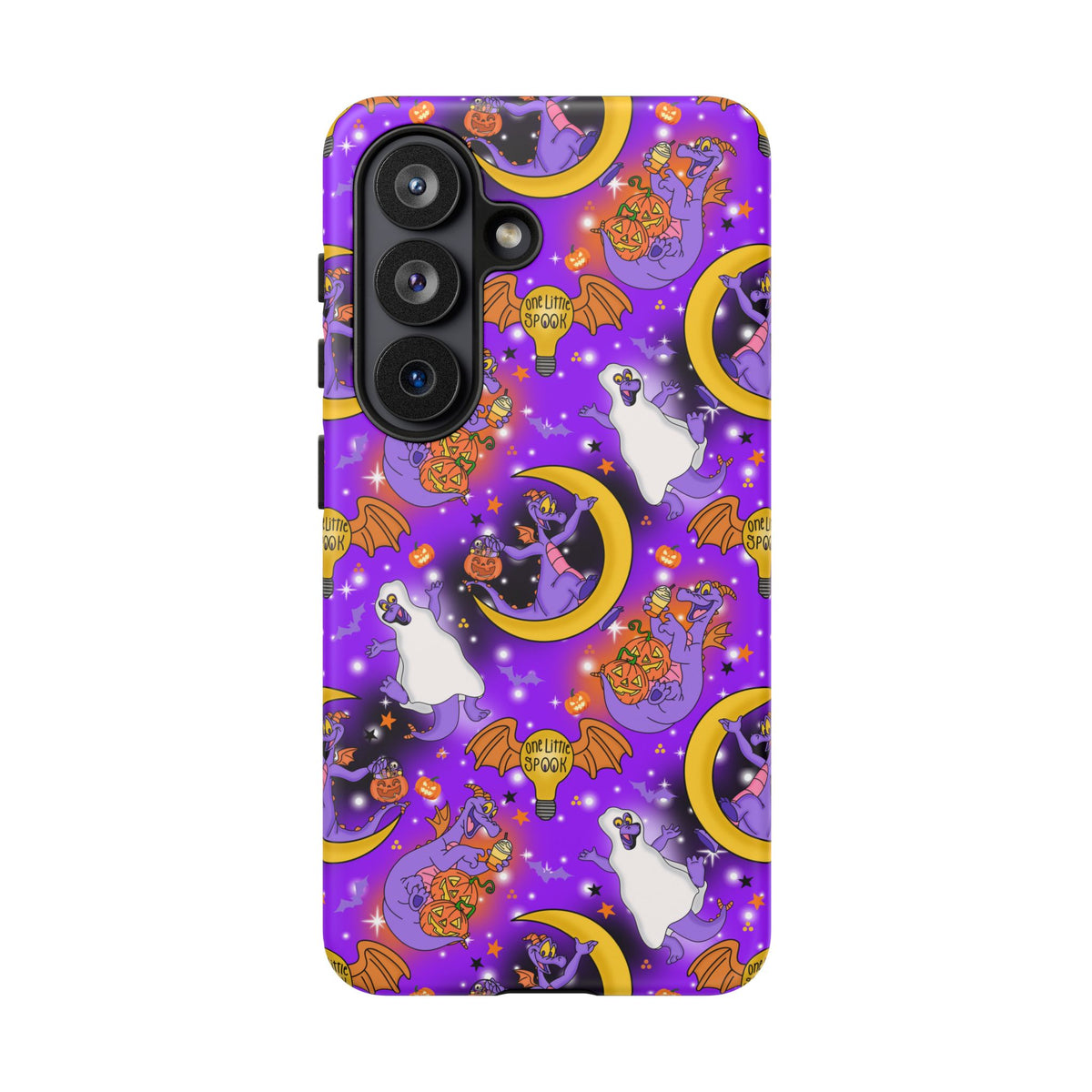 Figment on the Moon Purple Resort Ready Cell Phone Tech Case