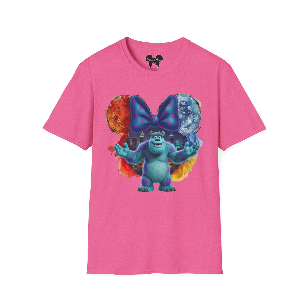Monsters Inc - Sulley's Monstropolis Vignette Unisex Graphic Tee