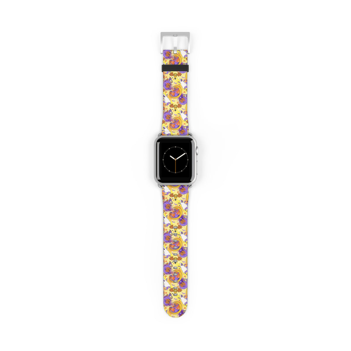 Figment on the Moon Yellow Whimsical Watch Band - Apple