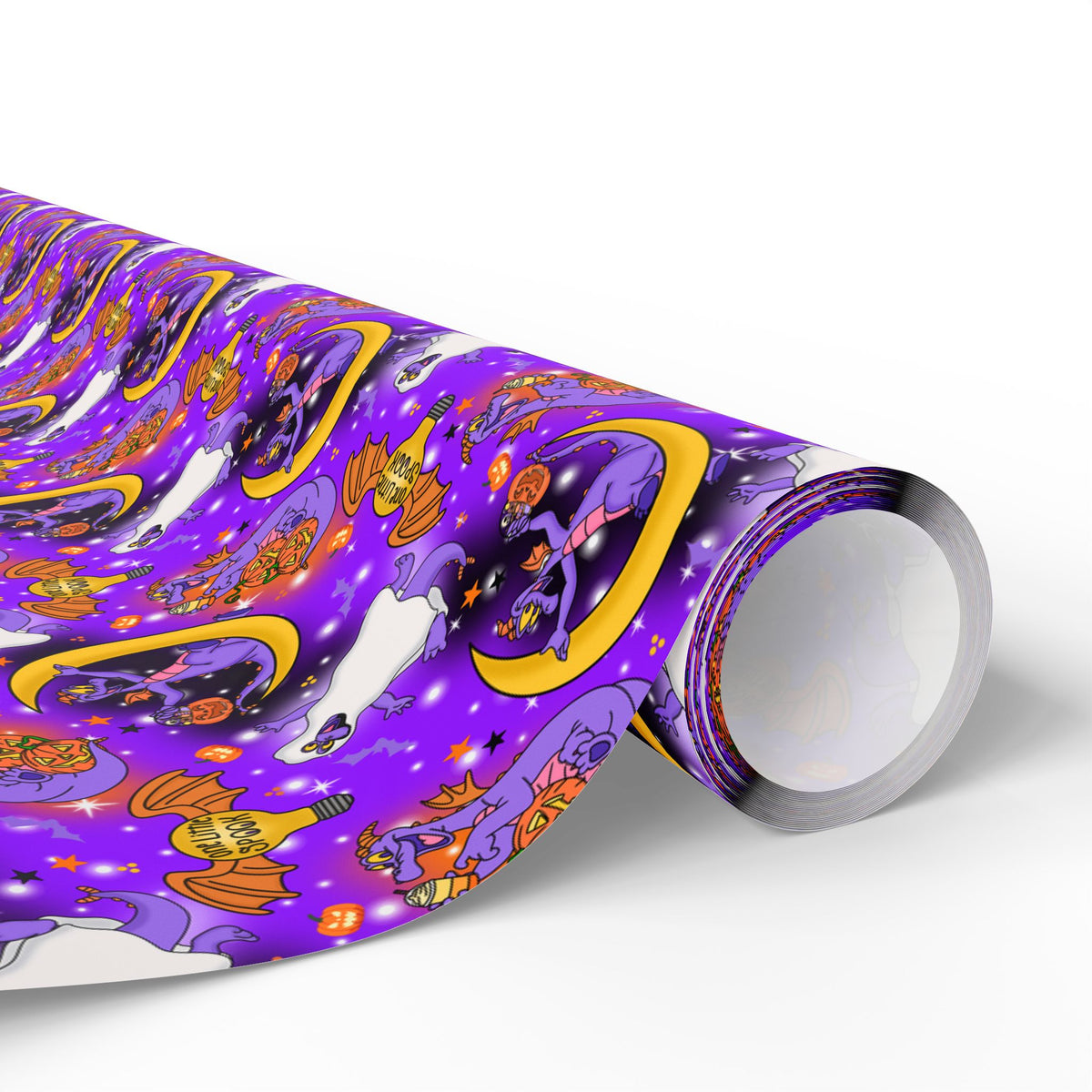 Figment on the Moon Purple Wrapping Paper Roll