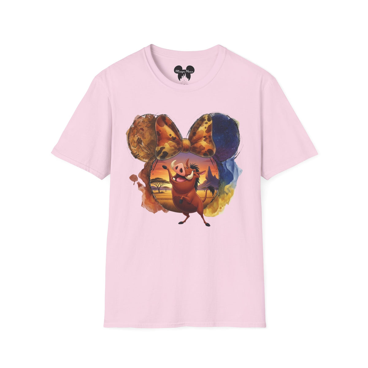 Lion King - Pumbaa's Savannah Spotted Vignette Unisex Graphic Tee