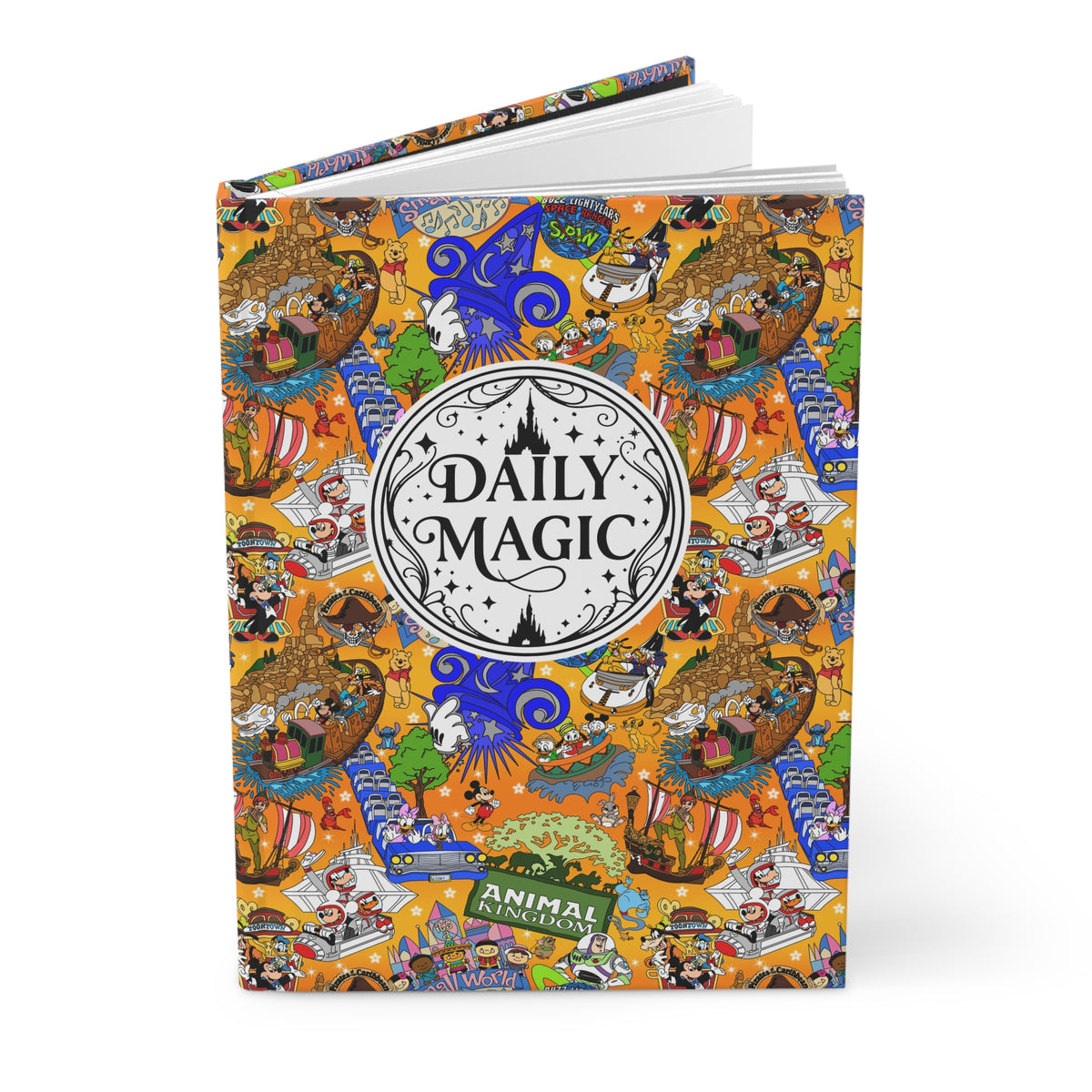 Four Parks Ride Collage Daily Magic Matte Hardcover Journal