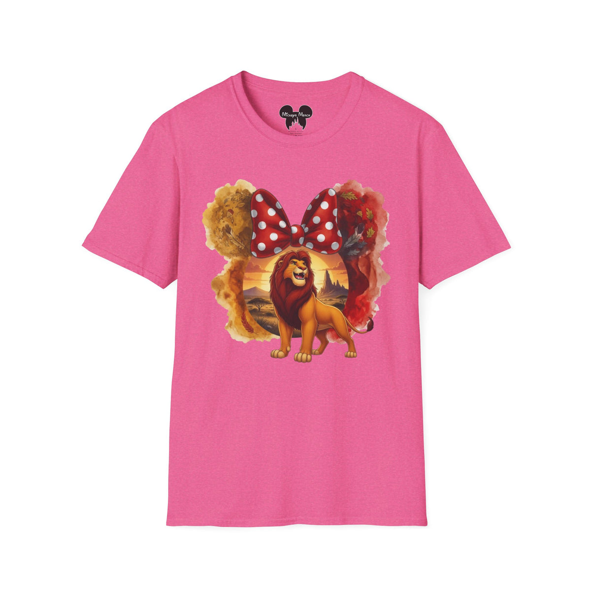 Lion King - King Simba's Pride Vignette Unisex Graphic Tee