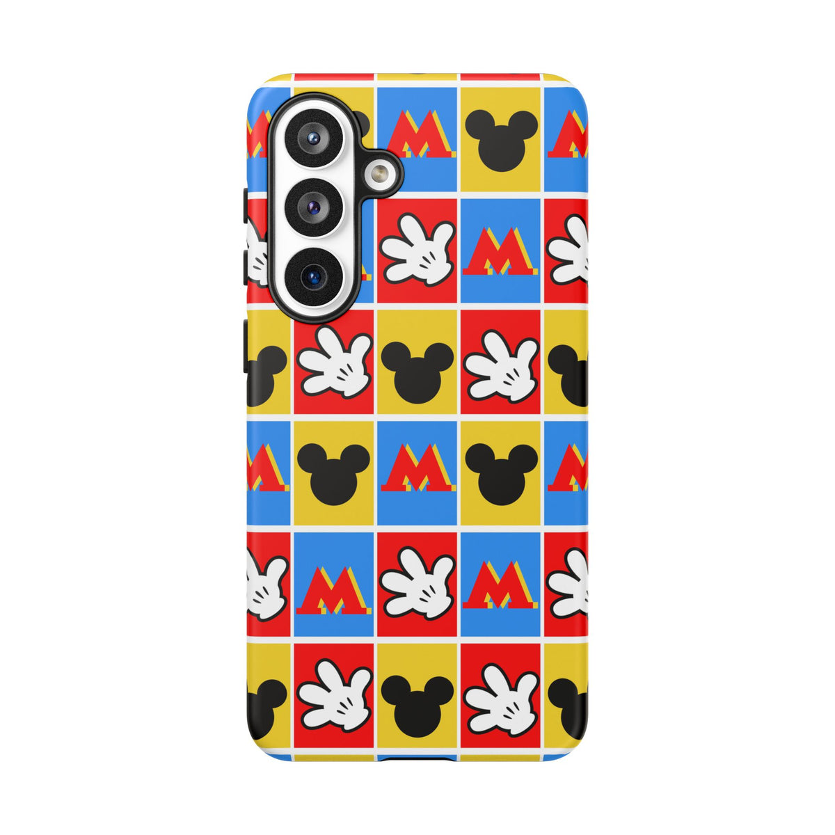 Checkerboard Mickey Hands Resort Ready Cell Phone Tech Case